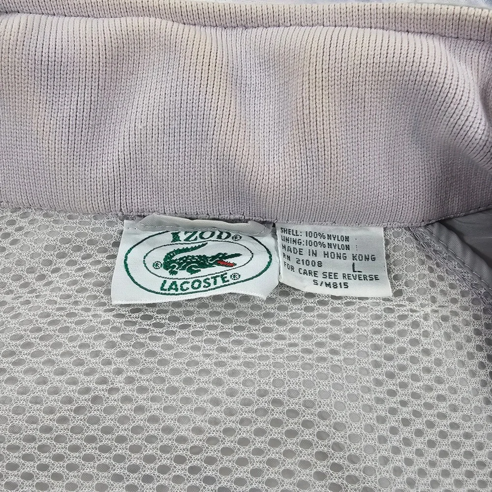 Izod Lacoste embrace elements